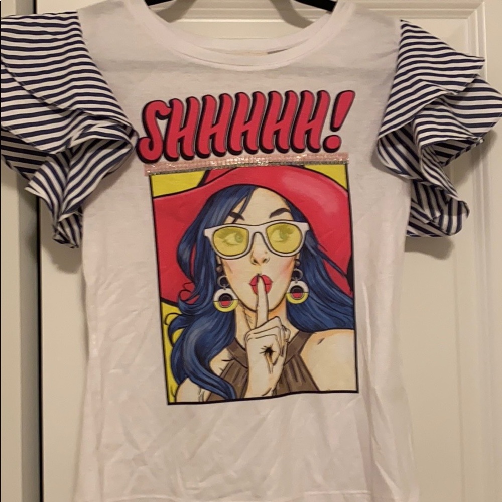 Cool t shirt.